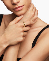 Modern Renaissance® Band Ring in 18K Yellow Gold with Diamonds, 4mm